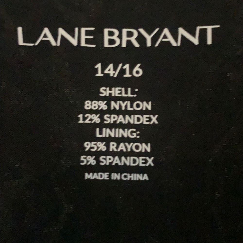 Lane Bryant black top 14/16 - Picture 2 of 5